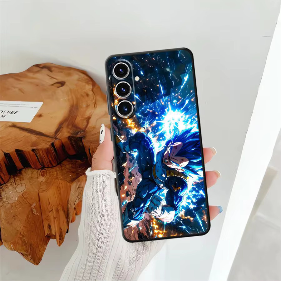 Dragon Ball Dashing Vegeta Handyhülle für Samsung Galaxy A-Serie in Schwarz - Bild 3