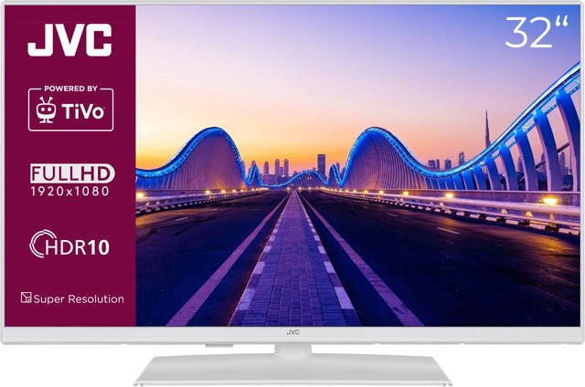 JVC Smart TV LT-32VF5355W Fernseher 32 Zoll Full HD HDR in Weiß - Bild 1