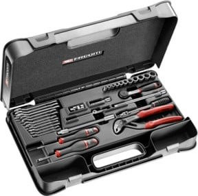Facom Steckschlüssel-Set R.161B 1/4 Zoll, 32-teilig, Schwarz - Bild 1