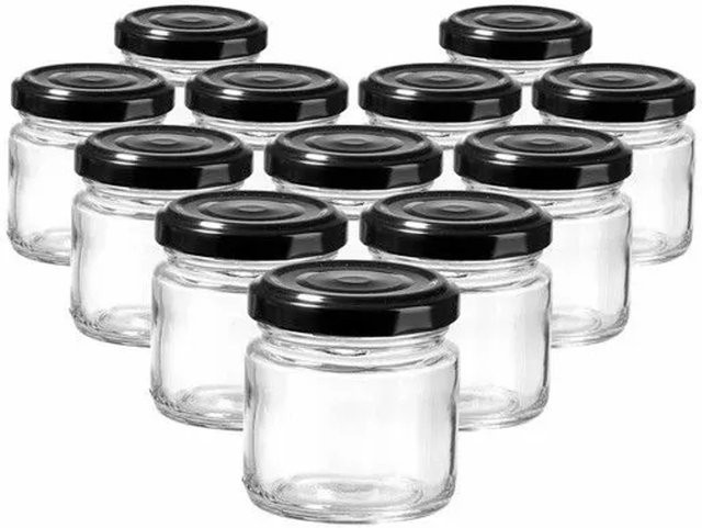 Ritzenhoff & Breker Kitchen Love Einmachgläser aus Glas, transparent, 12er Set, 100 ml - Bild 1