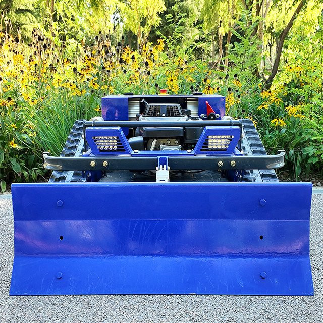 AIWEIYA Mini-Raupenmäher AWY-550 ferngesteuerter Rasenmäher in Blau - Bild 1