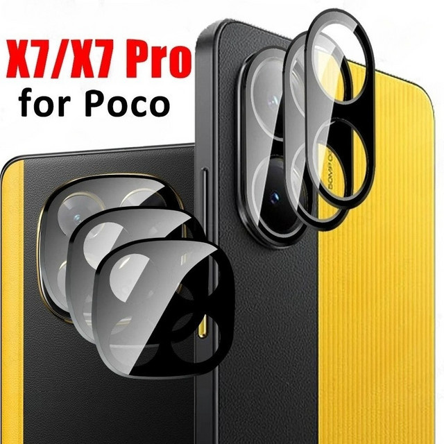 Xiaomi Poco X7 Pro 5G Kamera-Schutzfilm aus gehärtetem Glas, transparente Vollabdeckung für das Objektiv, 1-5 Stück - Bild 1