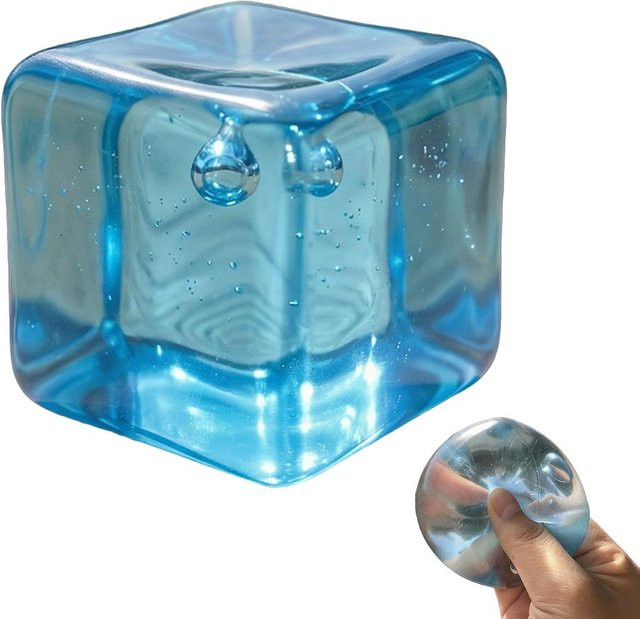 A Family Of Home Textiles Gel Würfel Quadrat, Squishy Stressball, Knetspielzeug - Bild 1