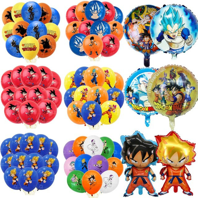 Dragon Ball Goku Luftballons, 12/24 Stück, Latex Ballon, Partyzubehör - Bild 1