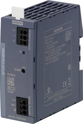Siemens Netzteil 6EP33327SB000AX0 Stromversorgung 24V 2.5A 60W grau - Bild 1
