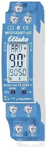 Eltako MFZ12DBT-UC Zeitrelais 230 V/AC in Blau mit DIN-Schienen-Montage und Zeitbereich 0,1 - 14400 s - Bild 1