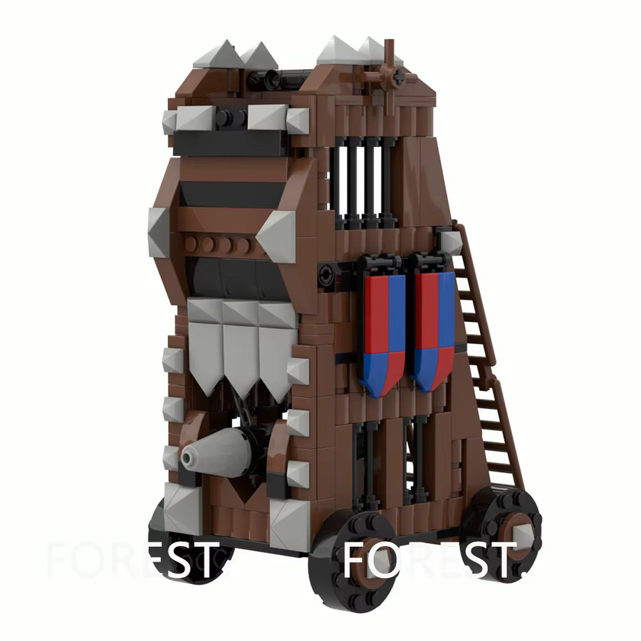 BRICKPANDA Mittelalterliche Belagerungsmaschinen-Bausteine, Ritter - Bild 2