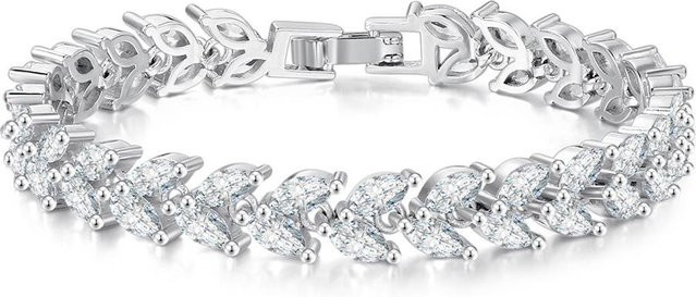 YULIN Armband, Kupfer, Weiß, Zirkonia, Damen - Bild 1