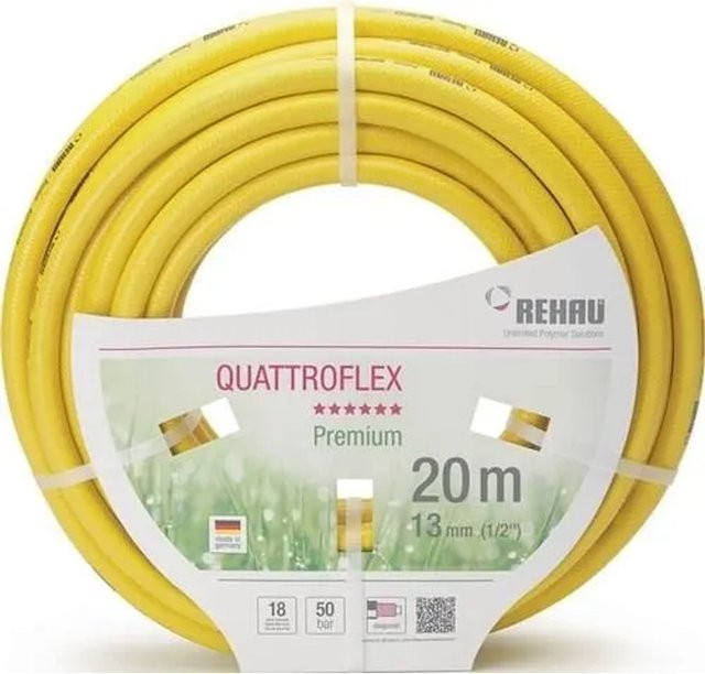 REHAU Wasserschlauch Turboflex Gelb aus PVC und Textil - Bild 1