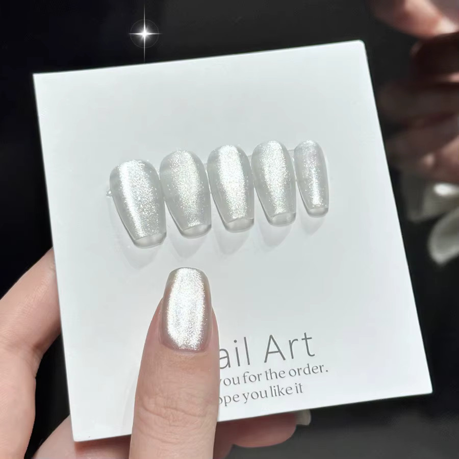 XEIJAYI Magnetischer Cat-Eye-Gel-Nagellack, Weiß, 15 ml - Bild 6