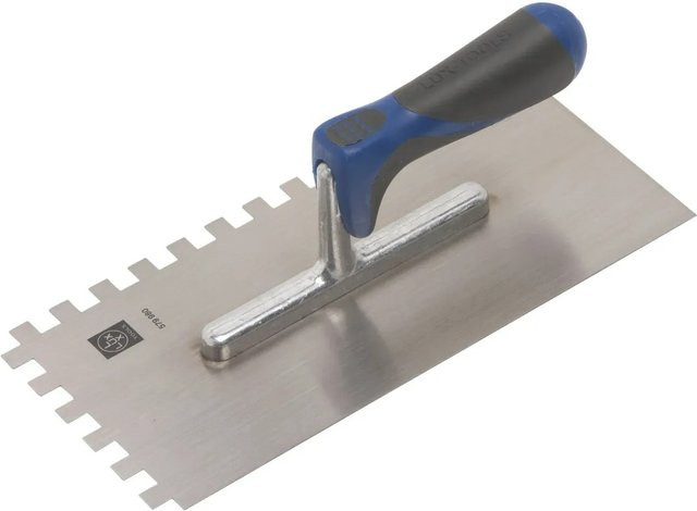 LUX-TOOLS Glättekelle Comfort aus Edelstahl in Silber - Bild 1