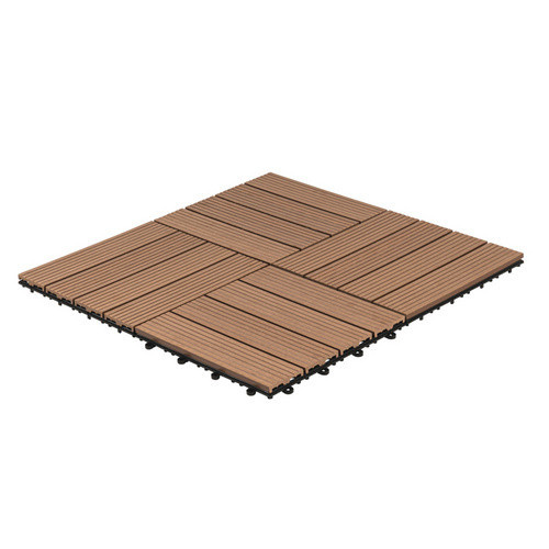 Home Deluxe Klickfliesen WPC Bavaro in Teakfarbe, 9 m² (B/T/H: 30 x 30 x 2,2 cm) - Bild 2