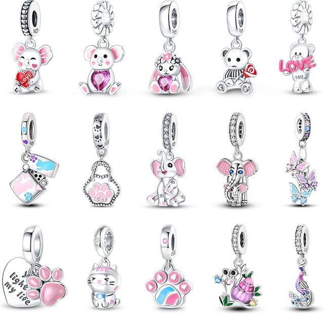 Pandach Charms, 925 Silber, Tier-Motiv, Unisex - Bild 1