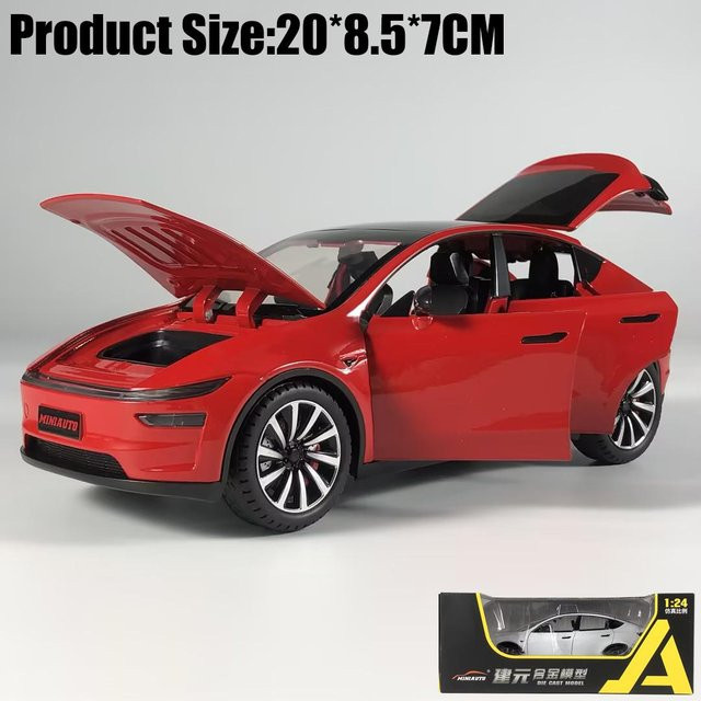 Linyi toy car Modell Y Facelift Off Road SUV, Modellauto, Metall, 1:24, ab 14 Jahren - Bild 1