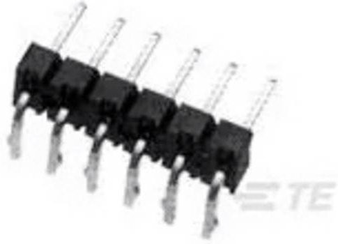 TE Connectivity Stiftleiste Standard 104430-2 Bulk in Schwarz - Bild 1
