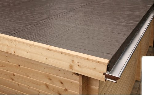 WOLFF FINNHAUS Dachkastenrinne aus Aluminium in Silber - Bild 1