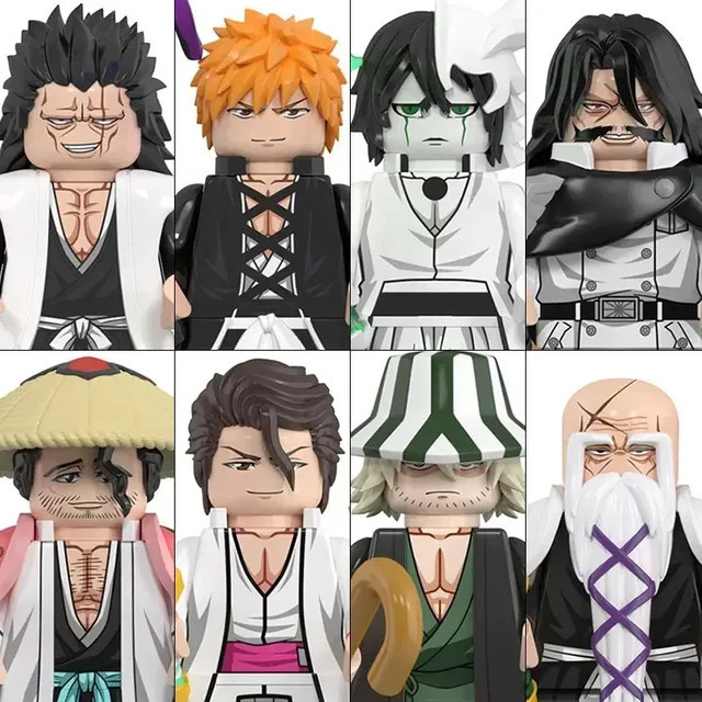KDL820 Bleach Jujutsu Kaisen Mini-Actionfiguren, Bausteine, Kunststoff, Bunt / Mehrfarbig - Bild 1