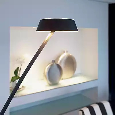 Oligo Glance Gebogene LED-Stehleuchte in Schwarz Matt mit dimmbarer Warmweiß-Funktion - Bild 2