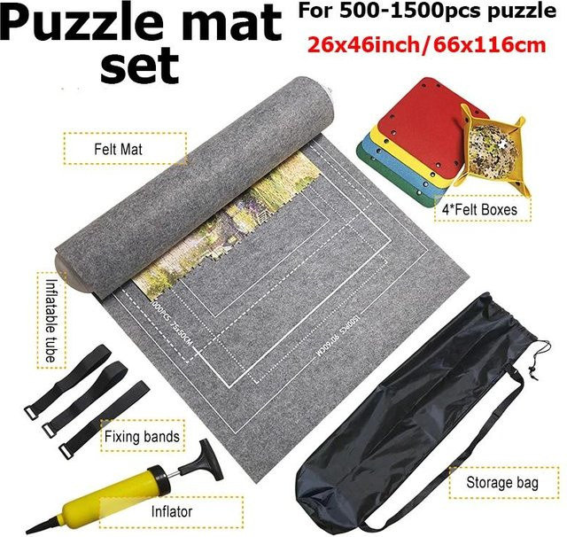 Fashnics Puzzlematte Rollbar Vlies, Zubehör, ab 6 Jahren - Bild 1