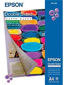 Epson Double-Sided Matte Paper Spezialpapier in Weiß, 50 Blatt - Bild 1