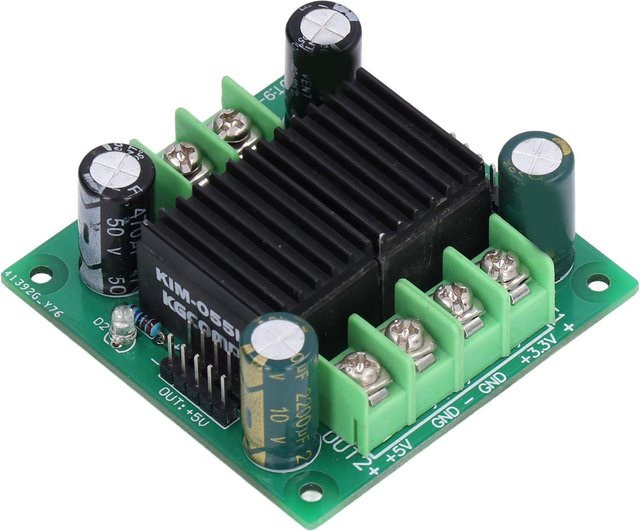 Neoglint Dual-Ausgangs-Leistungsmodul PCB Buck-Modul mit großem Wärmeableitungsbereich, Farbe: grün, Eingang 9-40 V zu 5 V und 3,3 V - Bild 1