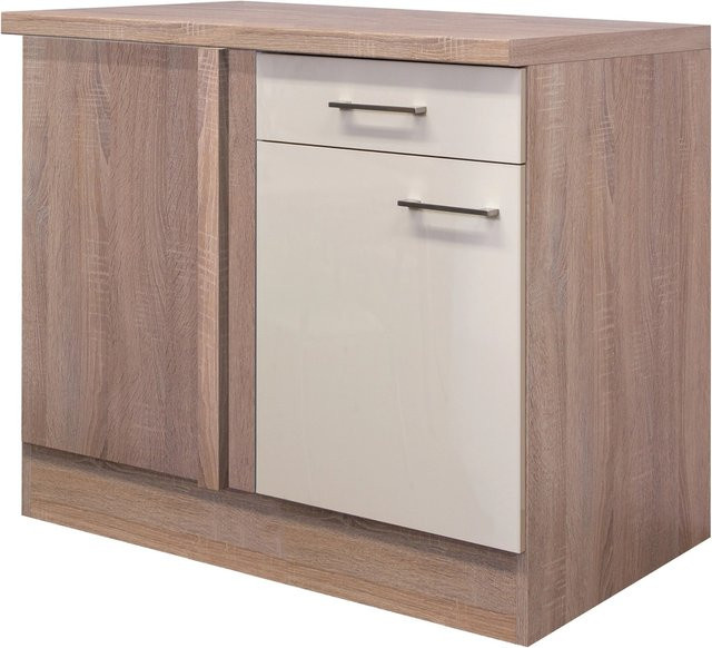 Flex-Well Eck-Unterschrank Sonoma Eiche Nachbildung, B/T/H: 110 x 60 x 86 cm - Bild 1