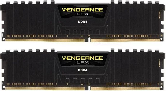 Corsair Vengeance DDR4 RAM Kit 32GB 2x16GB PC4-17000 CL13 Black CMK32GX4M2A2133C13 - Bild 1