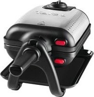 Tefal Waffeleisen King Size WM756D in Schwarz und Silber