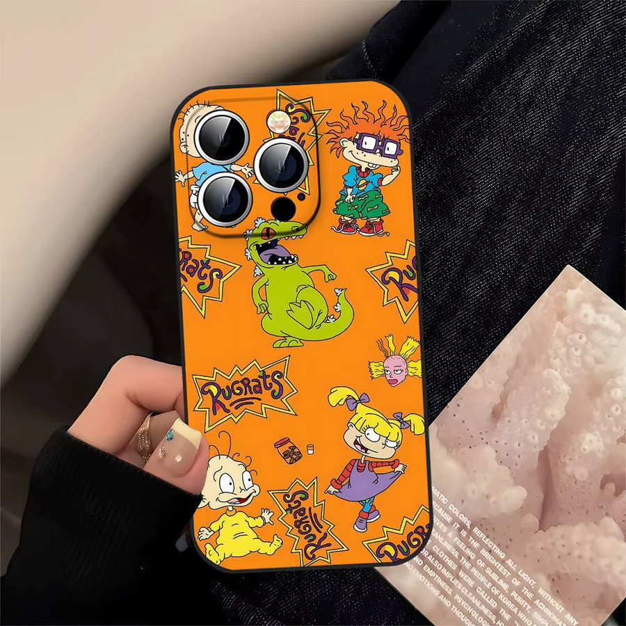 Rugrats Dinosaurier Handyhülle aus mattem Silikon für iPhone 11 bis iPhone 17 Pro Max und weitere Modelle - Bild 2