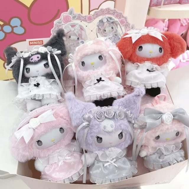 Sanrio Rose Garden Dream Serie, Vinyl-Plüschpuppe Blind Box, Einzelfigur - Bild 1
