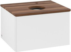 V&B Waschtischunterschrank Antao mit Beleuchtung, Farbe Weiß lackiert, B/T/H: 60 x 36 x 50 cm - Bild 1