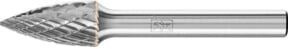 PFERD TOOLS Hartmetall Hochleistungsfrässtift TOUGH Spitzbogen SPG, Farbe: Silber, Durchmesser: 10 mm, Länge: 20 mm, Schaft-Durchmesser: 6 mm - Bild 1