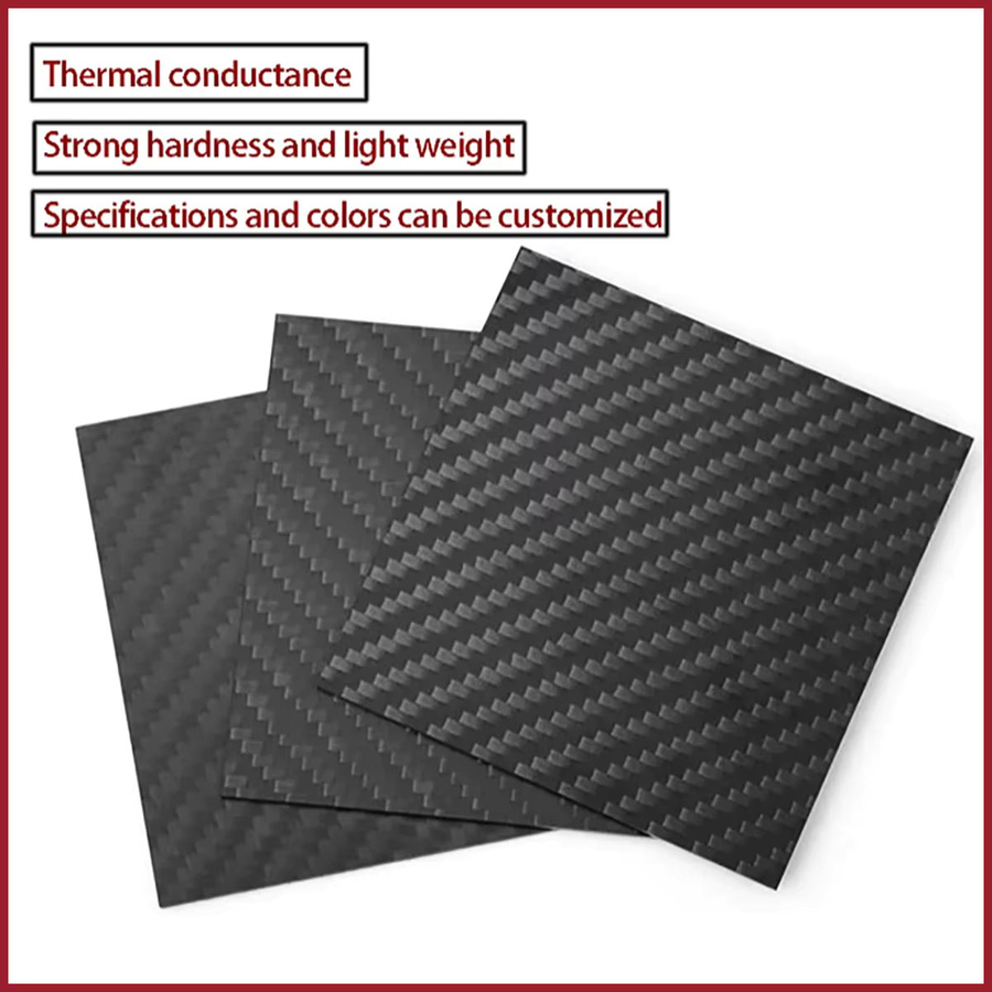 Matte Carbonplatte aus Kohlefaser in Schwarz, Dicke: 0,2–10 mm, hochfeste Verbundplatte für Industrie und Heimwerker - Bild 5