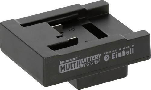 Brennenstuhl Adapter für Einhell LED Baustrahler im Brennenstuhl Multi Battery 18V System, Schwarz, 1172640078 - Bild 1