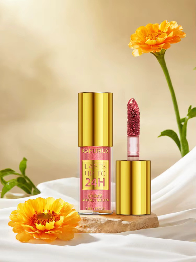 KAFURUX Lipgloss, 14 Farben, Glitzer Metallic, Damen - Bild 5