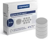 magnetoplan® Magnet Discofix Magnum in Grau aus Kunststoff - Bild 1
