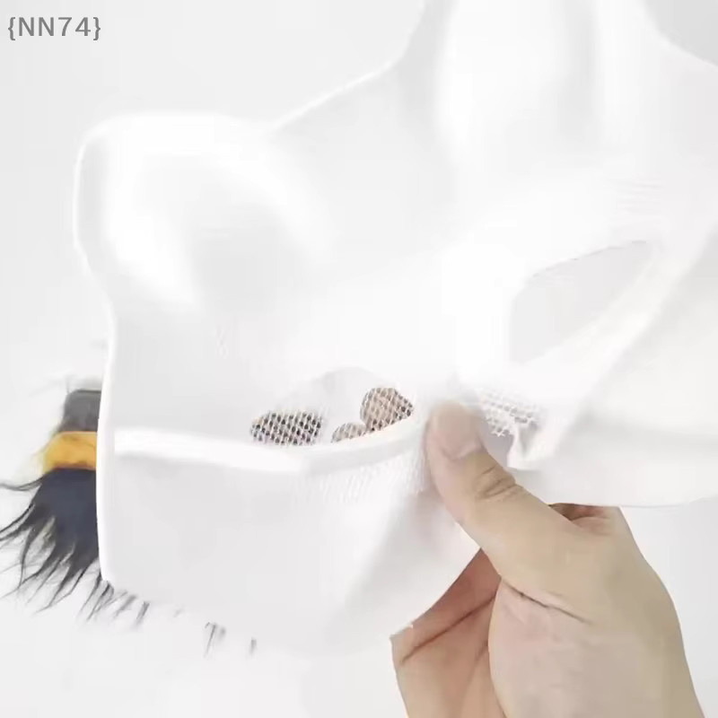 JETTING Therian Halbgesichtsmasken-Set, 3-teiliges Set, Weiß, Tiere - Bild 3