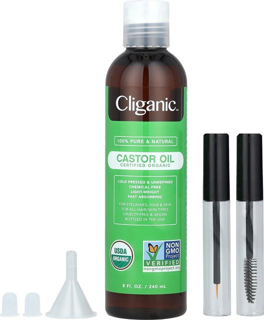 Cliganic Rizinusöl, 240 ml, Black - Bild 1