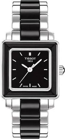 Tissot Armbanduhr, Quarz, Edelstahl, 26 mm, Schwarz, Damen - Bild 1