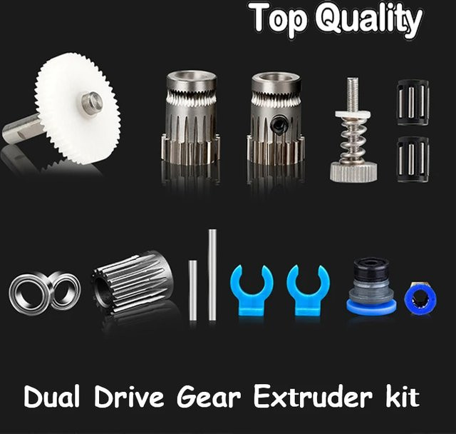 Prusa DIY Bowden Direktextruder Upgrade Kit mit Dual-Drive-Getriebe aus gehärtetem Stahl für BMG Extruder - Bild 1