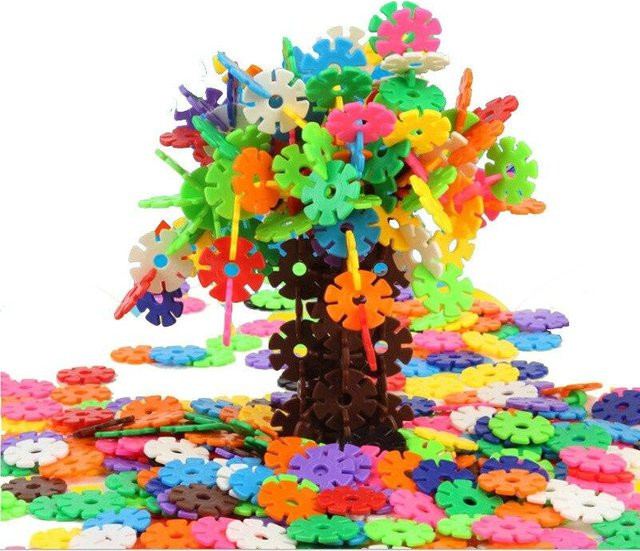 Yiran Schneeflocken Baustein Set Kunststoff Bunt/Mehrfarbig - Bild 1