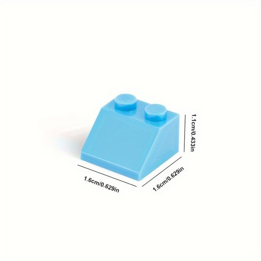 Yiran toy Baustein 20-teiliges Set 3039 Dach 2x2 Fliese Schräge 45° gelb - Bild 1