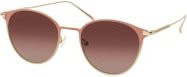 Michalsky SHINE Q13 Sonnenbrille, Rund, Vollrand, Metall, Damen, Beige - Bild 1