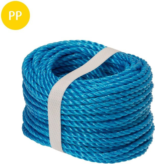 Conacord Polypropylen-Split Seil gedreht Blau Durchmesser: 4 mm, Länge: 20 m - Bild 1