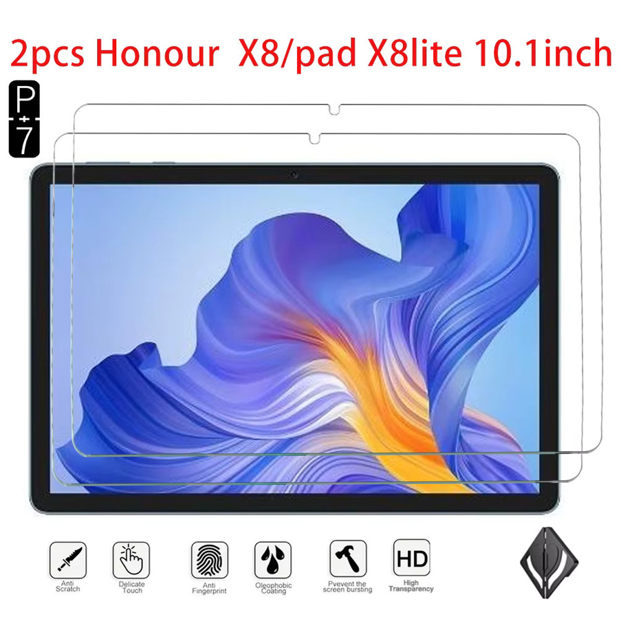 2 Stück Honor Tablet Displayschutz aus gehärtetem Glas für Honor Tablet 6 7 X6 X8 X8 Lite 10,1 Zoll HD transparent sturzsicher und explosionsgeschützt - Bild 2
