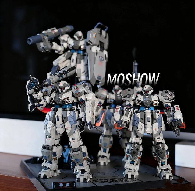 MOSHOW Fox Hound II, Actionfiguren, Robotermodell, 1/100, 20 cm - Bild 1