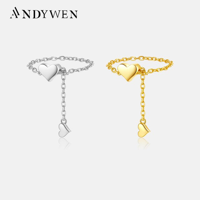 Andywen Halskette, 925 Silber, Herz, Damen - Bild 1