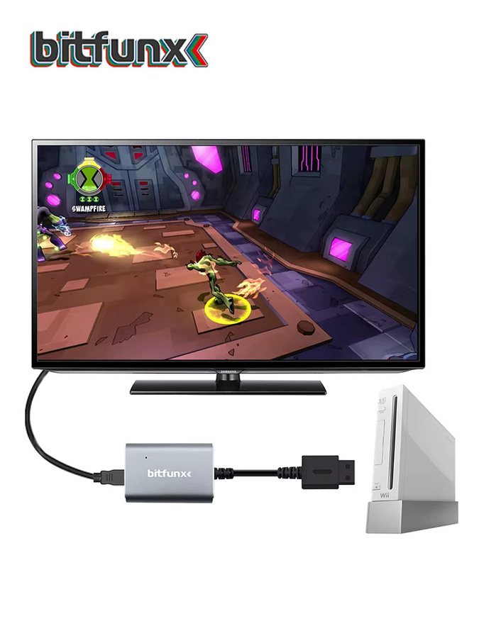Bitfunx HDMI Adapter für Nintendo Wii Retro-Spielekonsolen NTSC und PAL zur HD-Anbindung - Bild 6