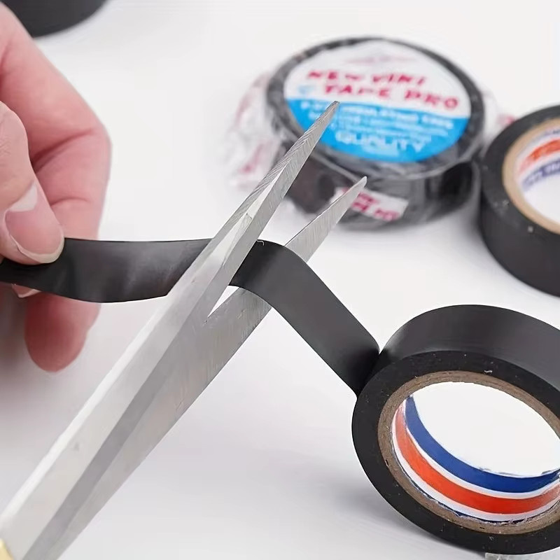 YITAPE PVC-Elektroisolierband, 2 Rollen, Schwarz, Breite: 16 mm, Länge: 10 m, flammhemmend und wasserdicht - Bild 6