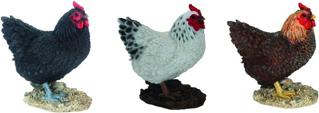 Sunny Garden Deko-Figur Huhn aus Polyresin in Multicolour, Höhe: 20 cm - Bild 1